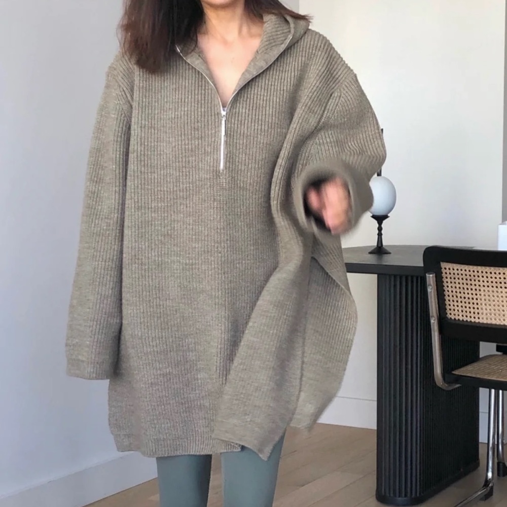 Rarely Alike oversize hooded sweater